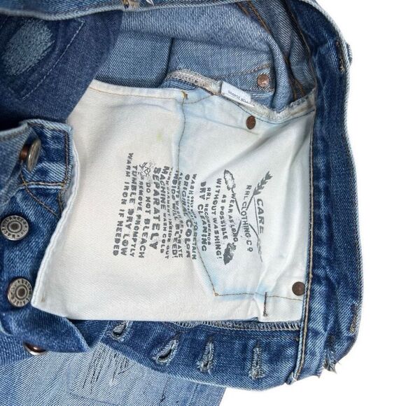 Vintage RRL Japanese Selvedge Denim Hillside Patchwork Straight Leg Jeans 29x32 - Picture 13 of 16